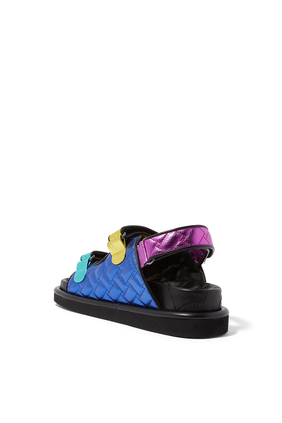 Orson Eagle Quilted Sandals